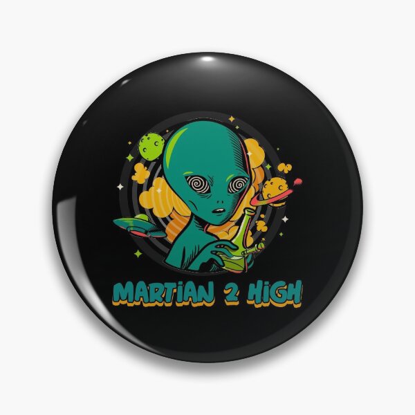 Item preview, Martian 2 High (Black) designed and sold by HigherMartians.