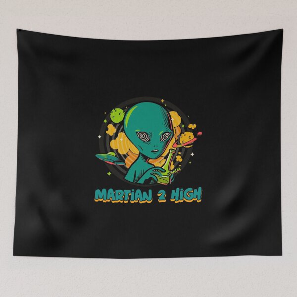 Item preview, Martian 2 High (Black) designed and sold by HigherMartians.