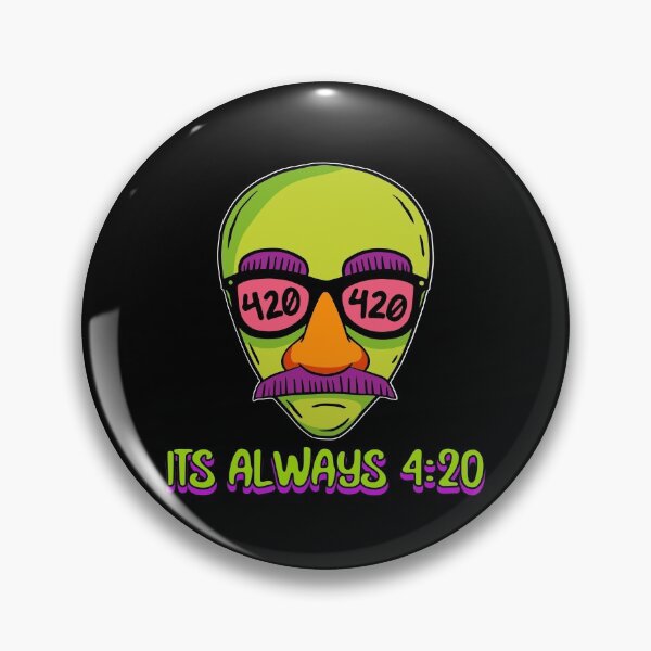 Item preview, Its Always 420 Alien (Black) designed and sold by HigherMartians.
