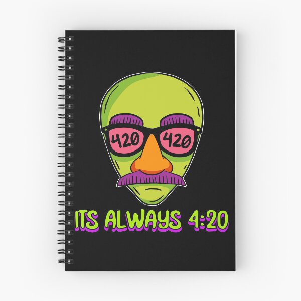 Item preview, Its Always 420 Alien (Black) designed and sold by HigherMartians.