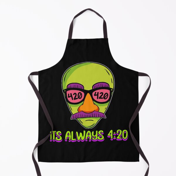 Item preview, Its Always 420 Alien (Black) designed and sold by HigherMartians.