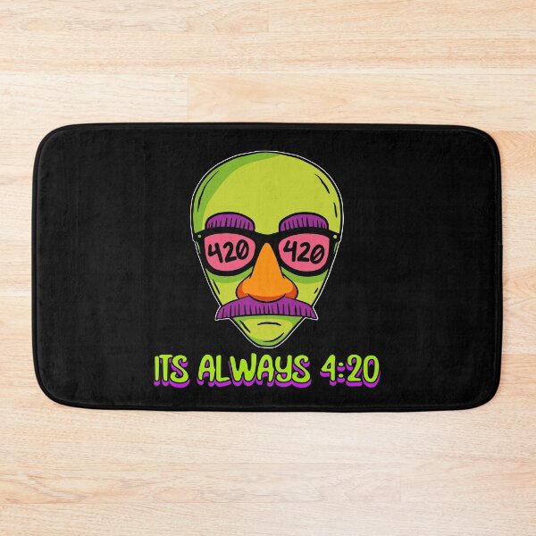 Item preview, Its Always 420 Alien (Black) designed and sold by HigherMartians.