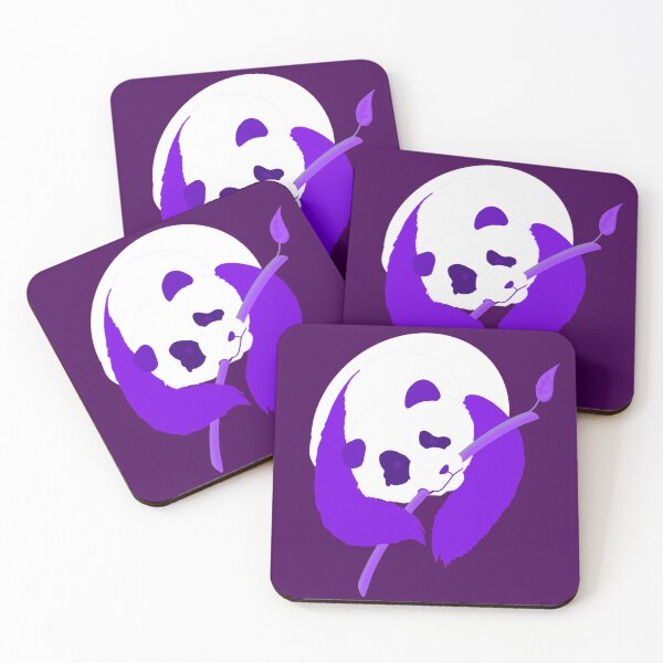 Item preview, Purple panda designed and sold by MeowMeowsShop.