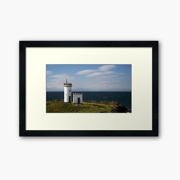 Elie Ness Lighthouse Framed Art Print