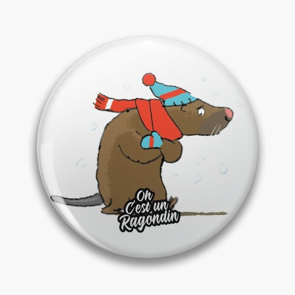Item preview, Oh c'est un ragondin t-shirt designed and sold by Cedrictrbt.