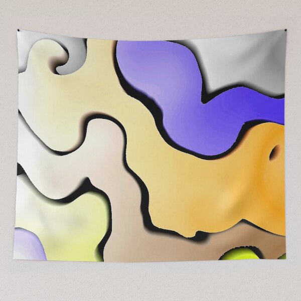 Item preview, In shape abstract doodle designed and sold by rich-jam.
