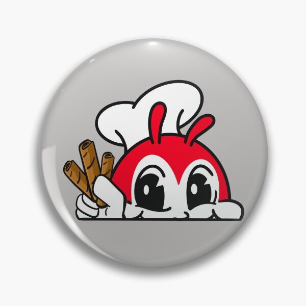 Item preview, JOLLIBEE PEEKING CUTE LUMPIA PINOY STICKER designed and sold by aydapadi.