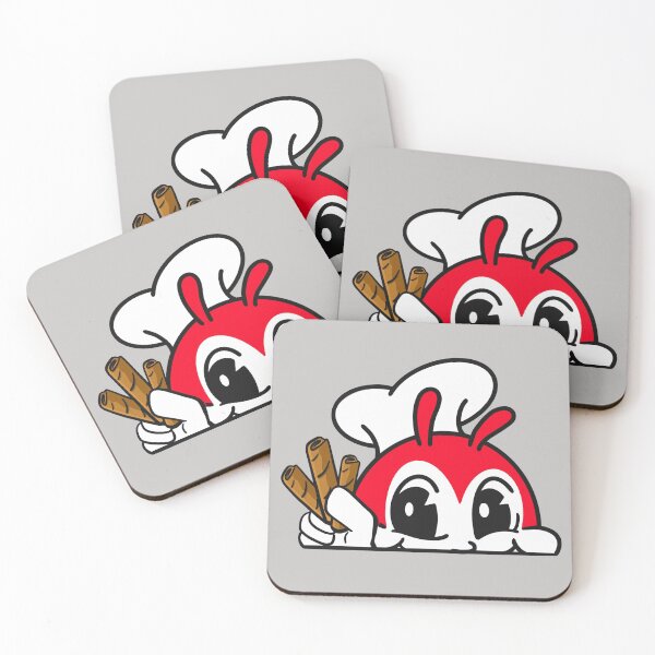Item preview, JOLLIBEE PEEKING CUTE LUMPIA PINOY STICKER designed and sold by aydapadi.