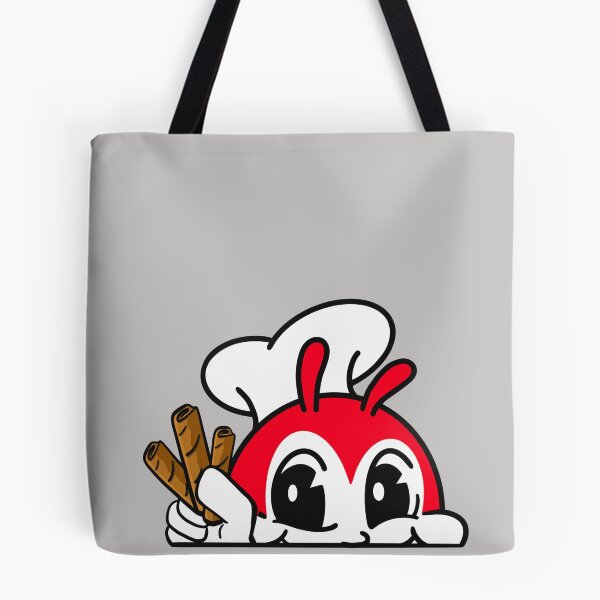 Item preview, JOLLIBEE PEEKING CUTE LUMPIA PINOY STICKER designed and sold by aydapadi.