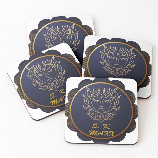 Item preview, Golden brand girl ornament pattern designed and sold by SKMAXX.
