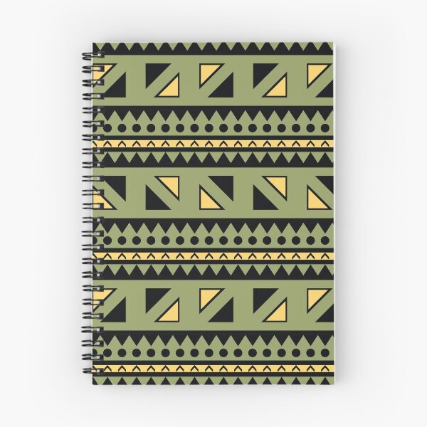 Item preview, Patrón geométrico étnico negro y amarillo designed and sold by GeomePattern.