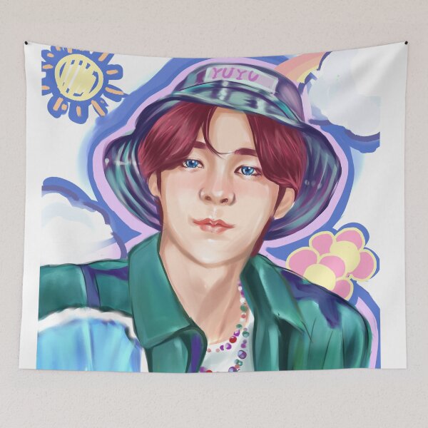 Item preview, Ateez Yunho Eternal Sunshine stickers posters designed and sold by Krystal Li.