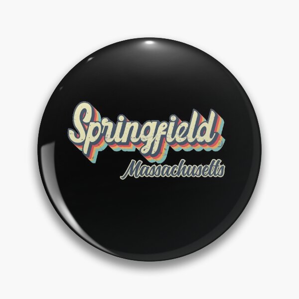 Artikelvorschau, Springfield Stadt Massachusetts Retro Vintage 70er Jahre Regenbogen entworfen und verkauft von Teelogic.