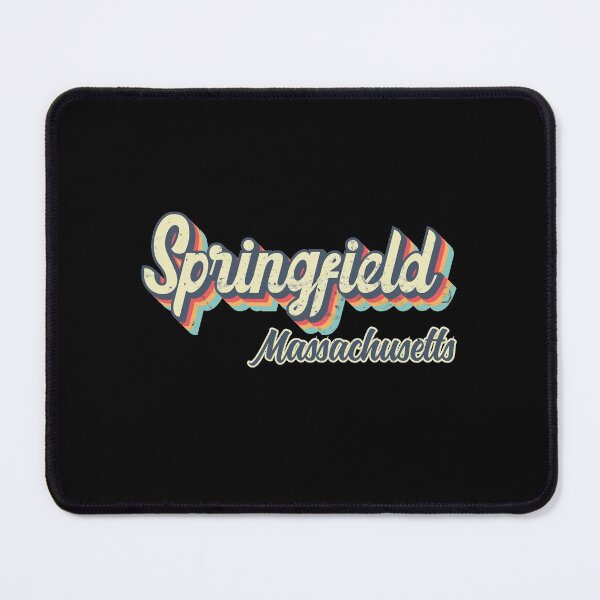 Item preview, Springfield city Massachusetts Retro Vintage 70s rainbow designed and sold by Teelogic.