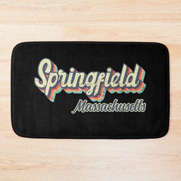 Item preview, Springfield city Massachusetts Retro Vintage 70s rainbow designed and sold by Teelogic.