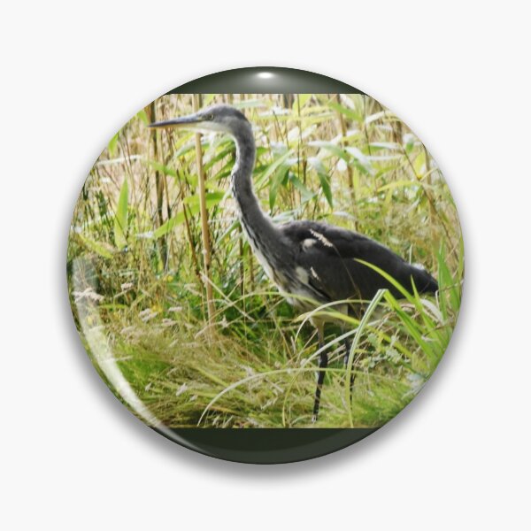 Item preview, Heron at the Basingstoke Canal,  Woking UK designed and sold by lynn carter.