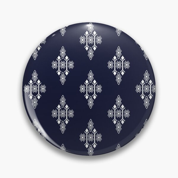 Item preview, Patrón geométrico étnico negro y azul designed and sold by GeomePattern.