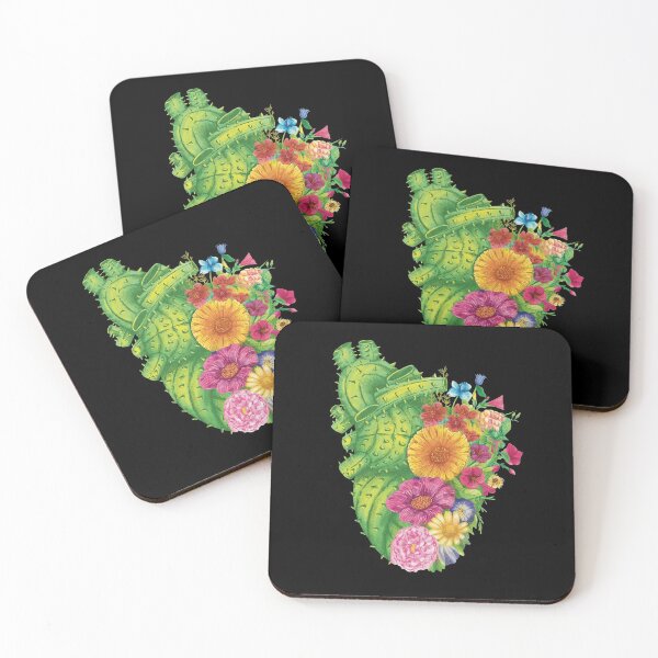 Item preview, Heart of Cactus and Flowers  designed and sold by Souad1.