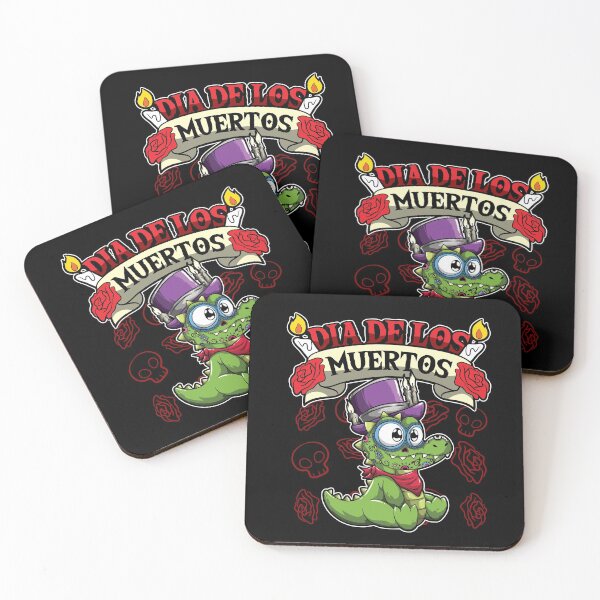 Item preview, Dia De Los Muertos Animals - Crocodile designed and sold by anziehend.