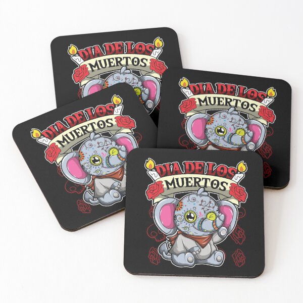 Item preview, Dia De Los Muertos Animals - Elephant designed and sold by anziehend.