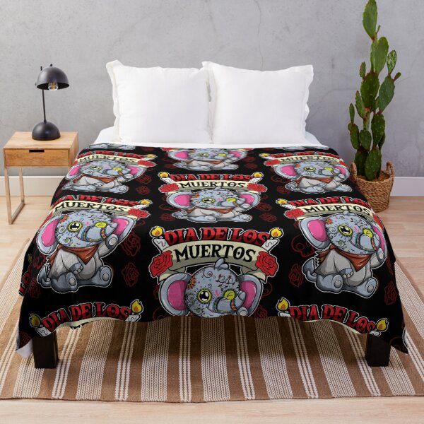Item preview, Dia De Los Muertos Animals - Elephant designed and sold by anziehend.