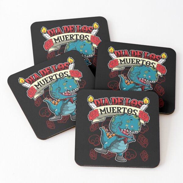 Item preview, Dia De Los Muertos Animals - T-Rex designed and sold by anziehend.