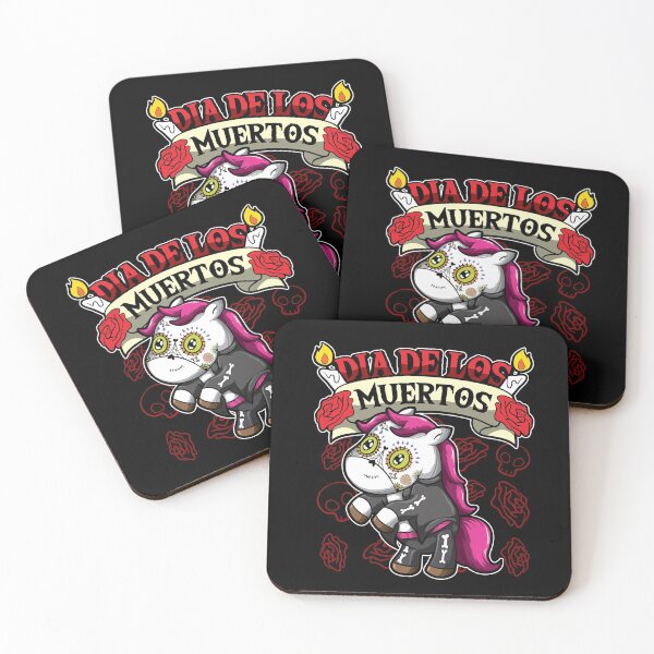 Item preview, Dia De Los Muertos Animals - Unicorn designed and sold by anziehend.