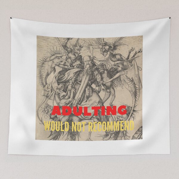 Item preview, Adulting Would Not Recommend designed and sold by thundercandy.