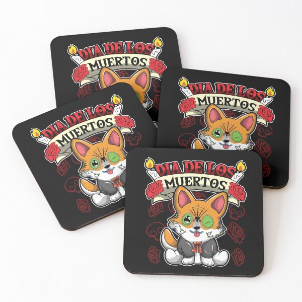 Item preview, Dia De Los Muertos Animals - Corgi Dog designed and sold by anziehend.