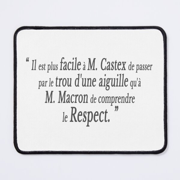 Item preview, Macron - Castex hole needle Macron understand respect designed and sold by FranceLibre.