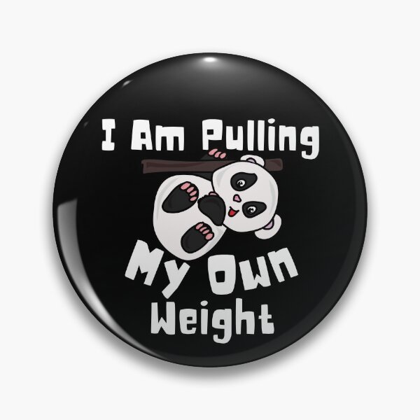 Item preview, Panda Pulling His Own Weight Funny Kawaii Panda Working Out designed and sold by Onewivnacher.