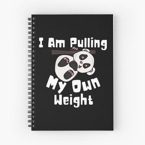 Item preview, Panda Pulling His Own Weight Funny Kawaii Panda Working Out designed and sold by Onewivnacher.