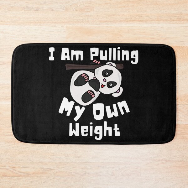 Item preview, Panda Pulling His Own Weight Funny Kawaii Panda Working Out designed and sold by Onewivnacher.
