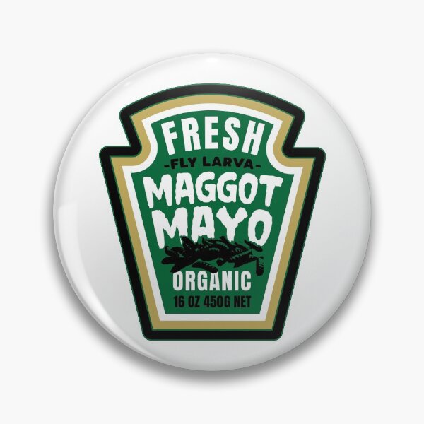 Item preview, Fresh Maggot Mayo | Funny Halloween Gross Food Label Costume designed and sold by GravitiTees.