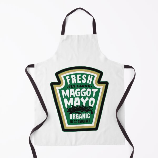 Item preview, Fresh Maggot Mayo | Funny Halloween Gross Food Label Costume designed and sold by GravitiTees.