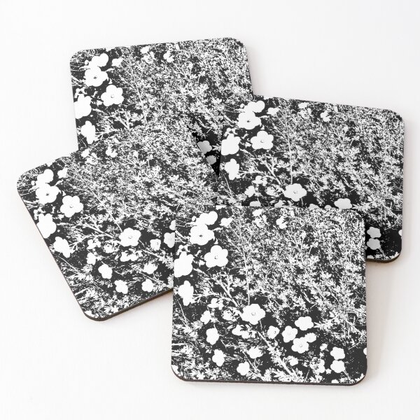 Item preview, Black and White Floral Bush Design designed and sold by Ric1926.