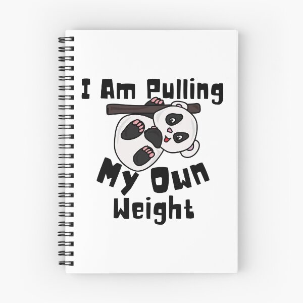 Item preview, Panda Pulling His Own Weight Funny Kawaii Panda Working Out designed and sold by Onewivnacher.