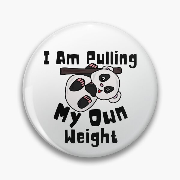 Item preview, Panda Pulling His Own Weight Funny Kawaii Panda Working Out designed and sold by Onewivnacher.