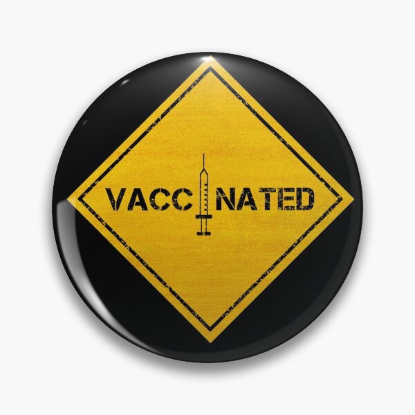 Item preview, VACCINATED designed and sold by CAUTION SHOP.