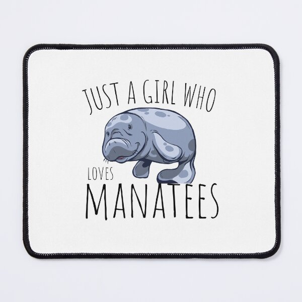 Item preview, Just A Girl Who Loves Manatees || cute design for Manatee lovers designed and sold by teez4dayz.
