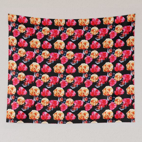 Item preview, Pattern of rose on black background. designed and sold by Zeffir.