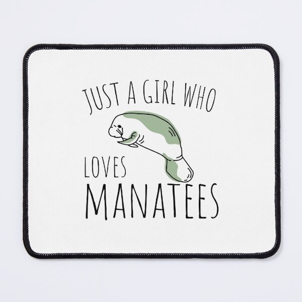 Item preview, Just A Girl Who Loves Manatees || cute design for Manatee lovers designed and sold by teez4dayz.