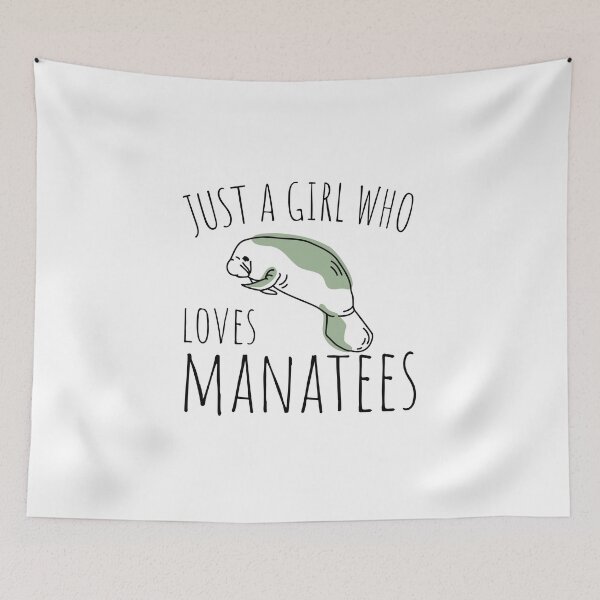Item preview, Just A Girl Who Loves Manatees || cute design for Manatee lovers designed and sold by teez4dayz.