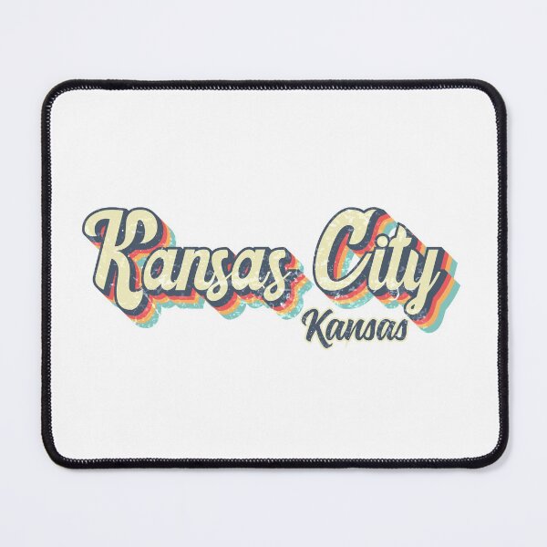 Item preview, Kansas City Kansas Retro Vintage 70s rainbow designed and sold by Teelogic.