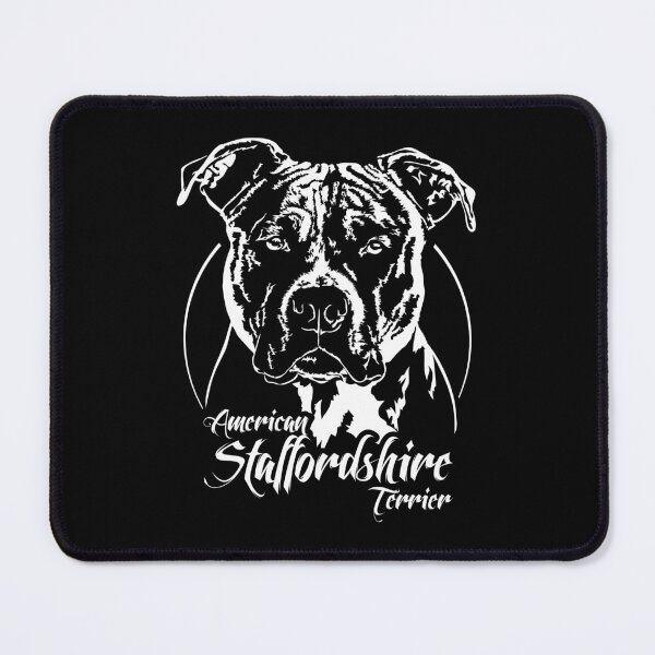 Item preview, American staffordshire terrier dog canine portrait designed and sold by dogarts.
