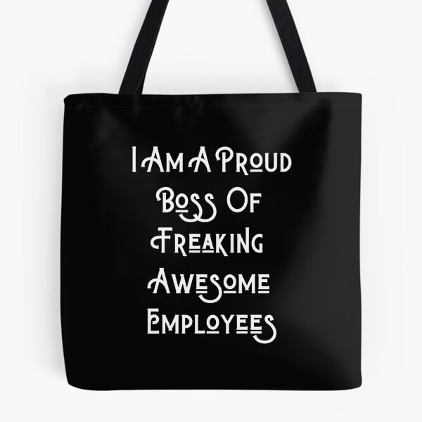 Aperçu de l'œuvre Je suis un fier patron d'employés géniaux flippants créée et vendue par Portishop.