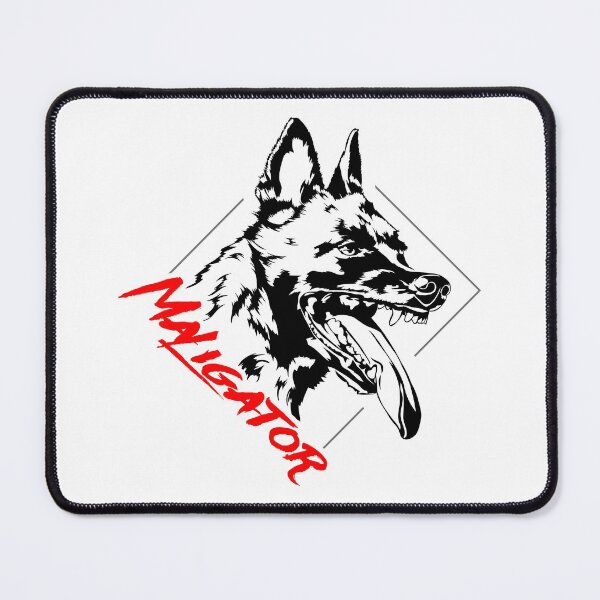 Item preview, Maligator Belgian Malinois portrait designed and sold by dogarts.