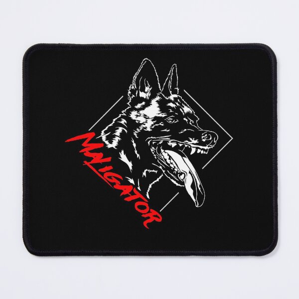 Item preview, Maligator Belgian Malinois portrait. designed and sold by dogarts.