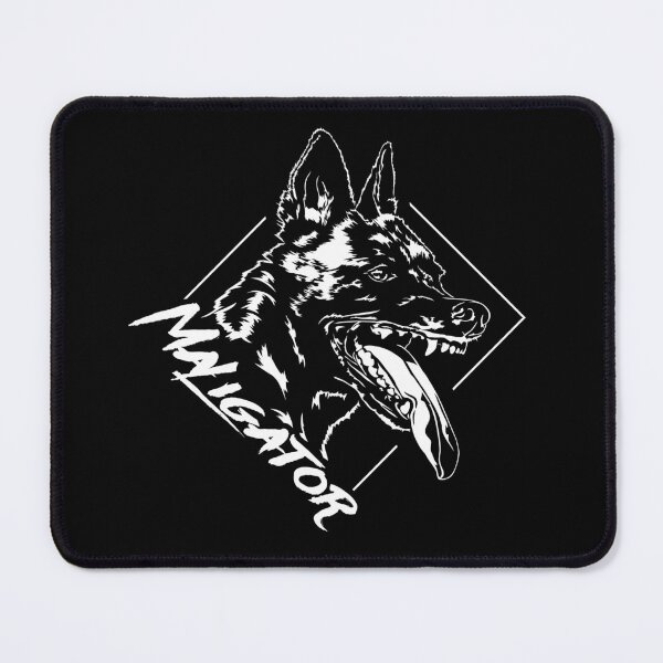 Item preview, Maligator Belgian Malinois portrait. designed and sold by dogarts.