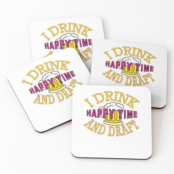Item preview, I Drink And Draft Happy Time Beer Jug designed and sold by uta917.